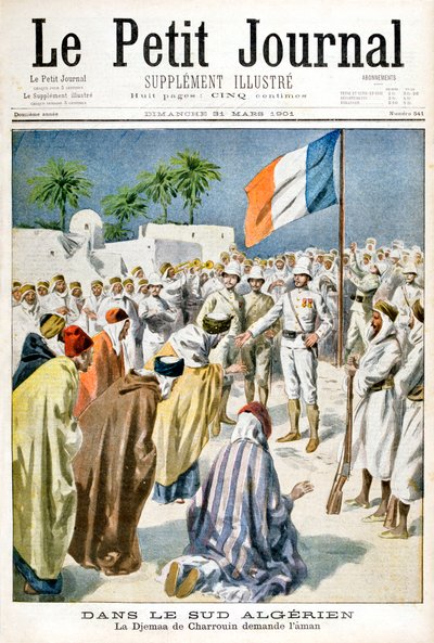 Na południe od Algierii Djemaa de Charrouin prosi o miłosierdzie, 1901 autorstwa Unbekannt