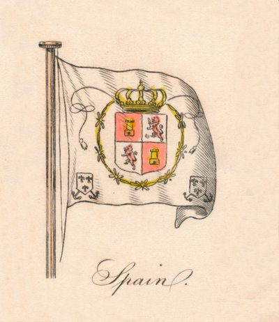 Hiszpania, 1838 autorstwa Unbekannt