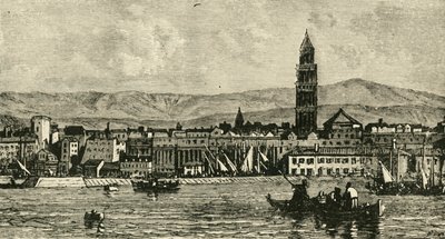 Spalatro, z portu, 1890. autorstwa Unbekannt