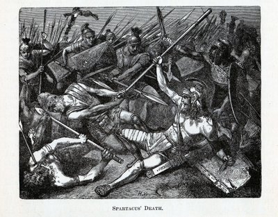 Spartakus Śmierć, 1882 autorstwa Unbekannt