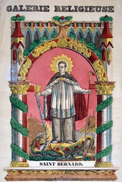 Św. Bernard z Clairvaux, XIX w. autorstwa Unbekannt