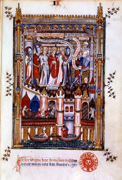St Denis przed Sisinnius, 1317 autorstwa Unbekannt