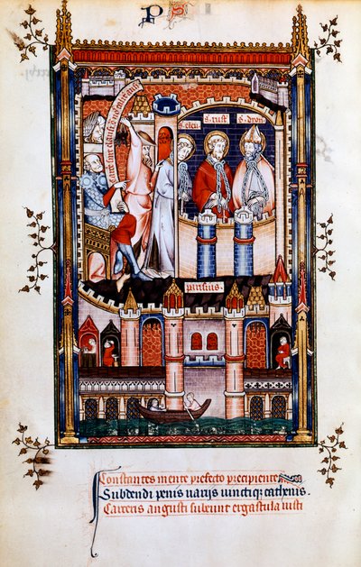 Św. Denis w łańcuchach, 1317 autorstwa Unbekannt