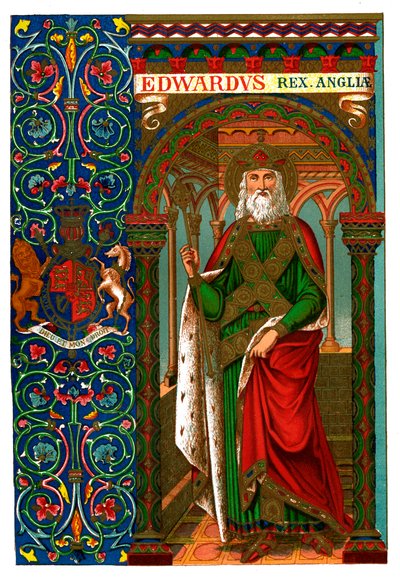 Św. Edward Wyznawca, 1886 r. autorstwa Unbekannt