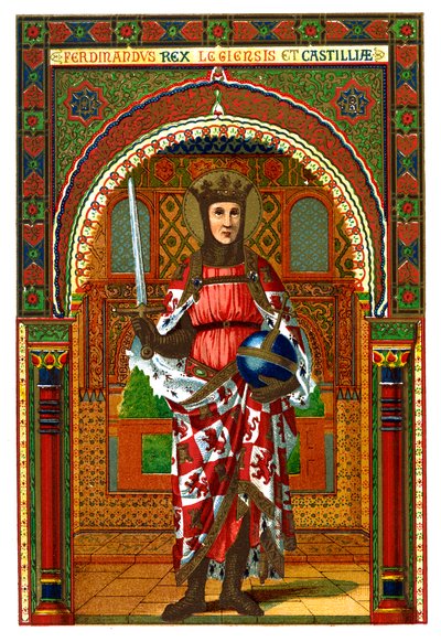 Św. Ferdynand Ferdynand III z Kastylii i Leona, 1886 r. autorstwa Unbekannt