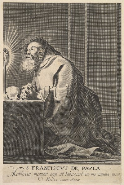 św. Franciszka a Paulo, po 1627 r. autorstwa Unbekannt