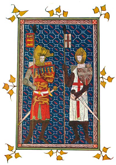 Św. Jerzy i Plantagenet hrabia Lancaster, c1295, 1903 autorstwa Unbekannt