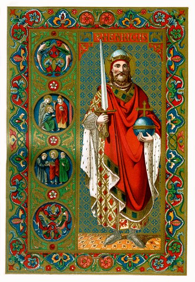 Św. Henryk, cesarz rzymski, 1886 r. autorstwa Unbekannt