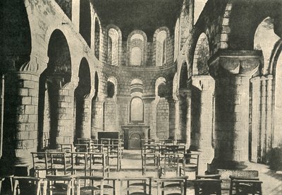 Kaplica św. Jana, Tower of London, architektura normańska, 1908 autorstwa Unbekannt