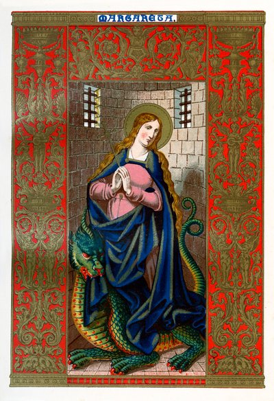 Św. Małgorzata, 1886 r. autorstwa Unbekannt