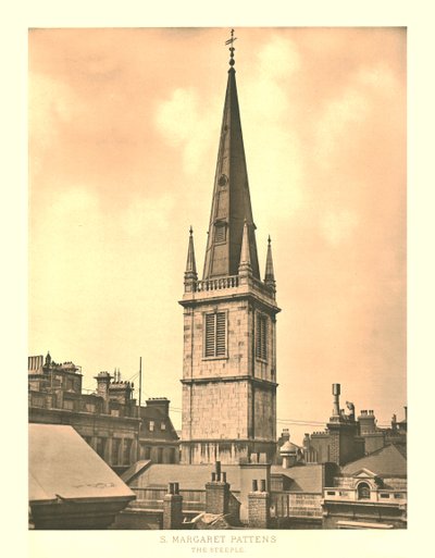 St Margaret Pattens, Wieża, połowa końca XIX wieku. autorstwa Unbekannt