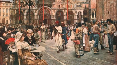 Plac św. Marka, Wenecja, 1883, ok. 1902. autorstwa Unbekannt