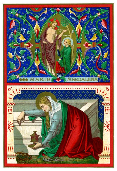 Św. Maria Magdalena, 1886 r. autorstwa Unbekannt