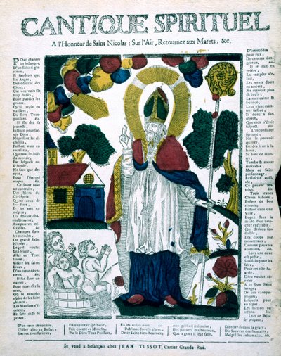 Św. Mikołaj, XIX w. autorstwa Unbekannt