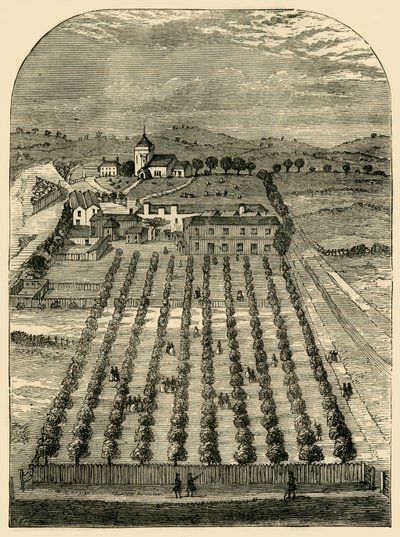 St Pancras Studnie i kościół w 1700 r., c1876. autorstwa Unbekannt