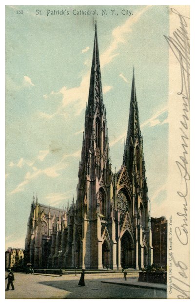 Katedra św. Patryka, Nowy Jork, Nowy Jork, USA, 1902 r. autorstwa Unbekannt