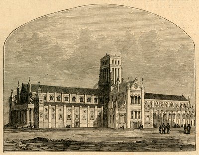 St. Pauls po upadku iglicy, widok Hollara, 1897. autorstwa Unbekannt