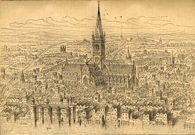 St Pauls and the Neighborhood w 1540, 1897. autorstwa Unbekannt