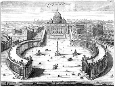 Bazylika św. Piotra, Rzym, 1702 autorstwa Unbekannt