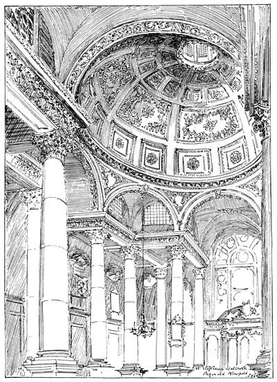 St Stephens Walbrook, 1899 autorstwa Unbekannt