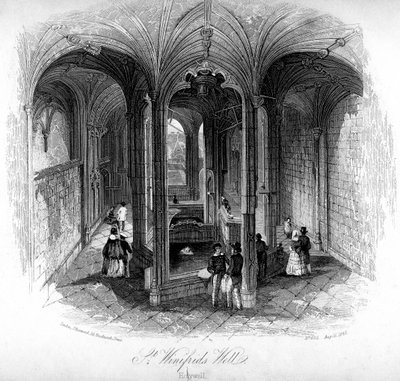 Studnia św. Winifred, Holywell, Flintshire, Walia autorstwa Unbekannt
