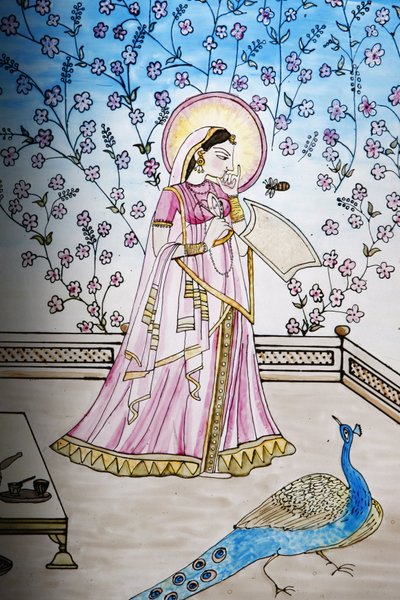 Witraże w świątyni Iskcon, Londyn, Grande-Bretagne autorstwa Unbekannt