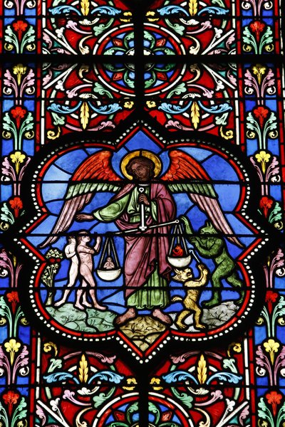 Witraże w katedrze Notre Dame de Bayeux, Bayeux, Francja autorstwa Unbekannt