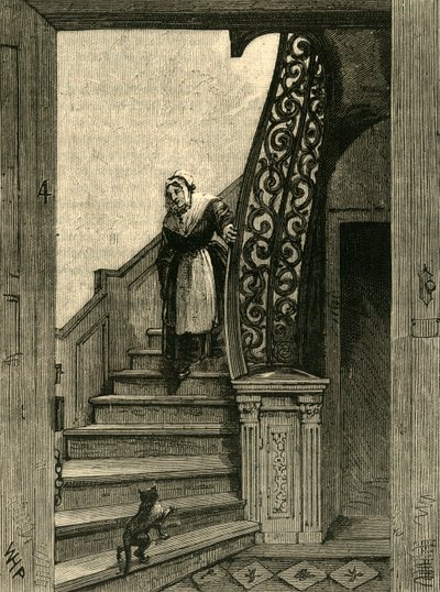 Schody w Southampton House, ok. 1872 r. autorstwa Unbekannt