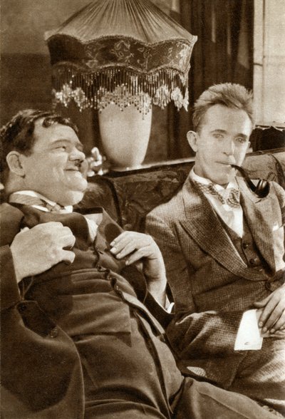 Stan Laurel i Oliver Hardy, amerykański duet komediowy, 1933 autorstwa Unbekannt