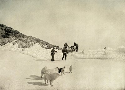 Początek Partii Zachodniej z Cape Royds, c1908, 1909. autorstwa Unbekannt