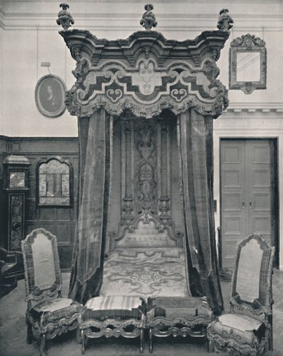 Łóżko państwowe, angielski, c.1708, 1928 autorstwa Unbekannt