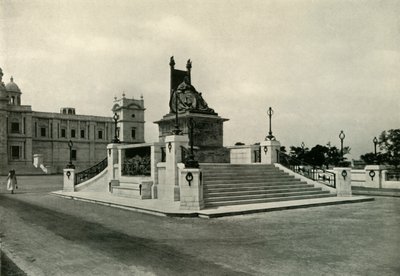 Pomnik królowej Wiktorii przed Victoria Memorial Hall, 1925. autorstwa Unbekannt