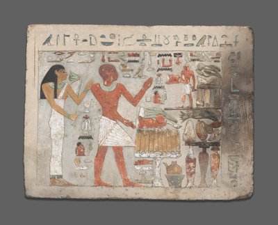 Stela Amenemhata i Hemeta, Egipt, Państwo Środka, wczesna 12 dynastia około 1956-1877 p.n.e. autorstwa Unbekannt