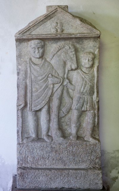 Stela, Valerio Alucenzio, kamień, 3 centy. autorstwa Unbekannt