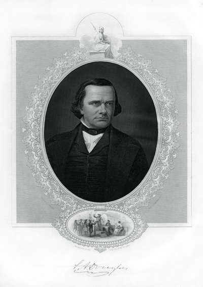 Stephen A Douglas, amerykański polityk, 1862-1867 autorstwa Unbekannt