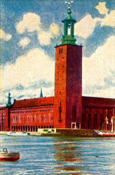 Ratusz w Sztokholmie, ok. 1928. autorstwa Unbekannt