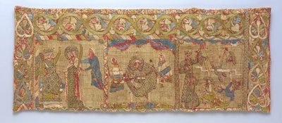 Ukradł z męczeńską śmiercią św. Katarzyny, niemiecki, ca. 1200. autorstwa Unbekannt