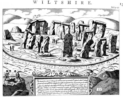 Stonehenge, Wiltshire, XVIII wiek autorstwa Unbekannt
