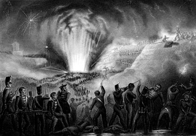 Szturm na Badajoz, Hiszpania, Wojna na Półwyspie, 6 kwietnia 1812 r autorstwa Unbekannt