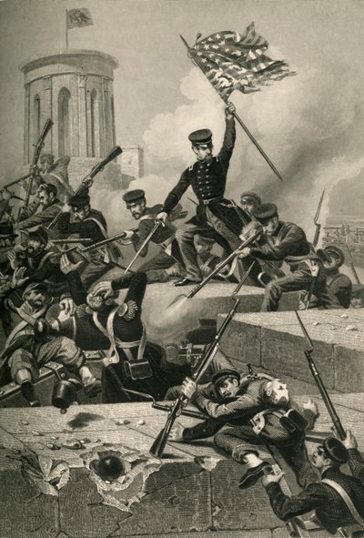 Szturm na Chapultepec, 1878. autorstwa Unbekannt