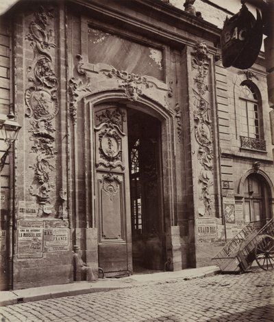 Ulica w Dijon, przed 1870 rokiem. autorstwa Unbekannt