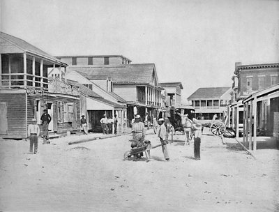 Ulica w Key West na Florydzie, ok. 1897 r. autorstwa Unbekannt