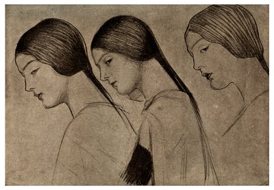 Studium, 1901 autorstwa Unbekannt