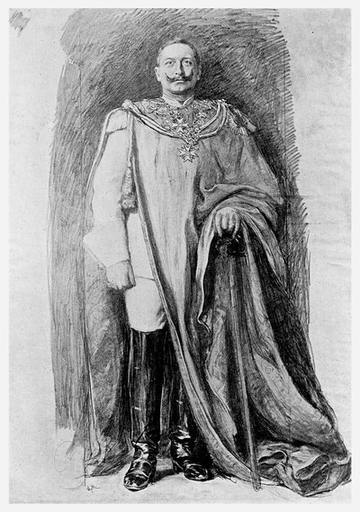 Studium do emaliowanego portretu cesarza Wilhelma II Niemiec, 1901 autorstwa Unbekannt