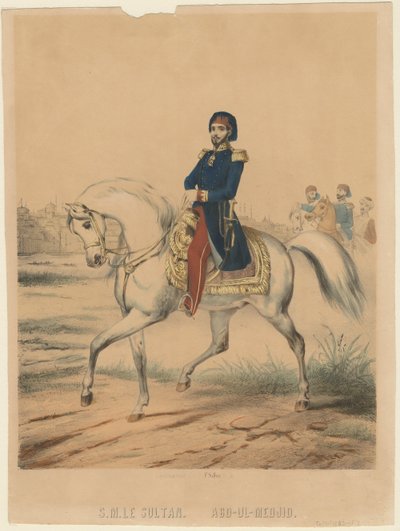 Sułtan Abdulmecid I 1823-1861, 1853 autorstwa Unbekannt