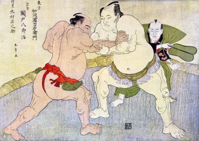 Zapaśnicy sumo, 1897 autorstwa Unbekannt