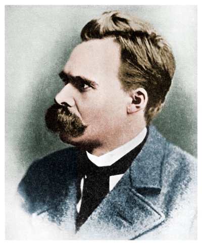 Superman: Friedrich Nietzsche, niemiecki filozof, XIX w. 1956 autorstwa Unbekannt