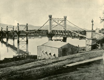 Most wiszący nad Fitzroy, 1901. autorstwa Unbekannt
