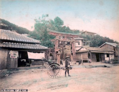 Świątynia Suwayama, Kobe, Japonia autorstwa Unbekannt