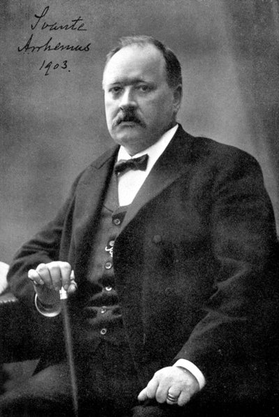 Svante Arrhenius 1859-1927, szwedzki fizyk i chemik, 1903 autorstwa Unbekannt